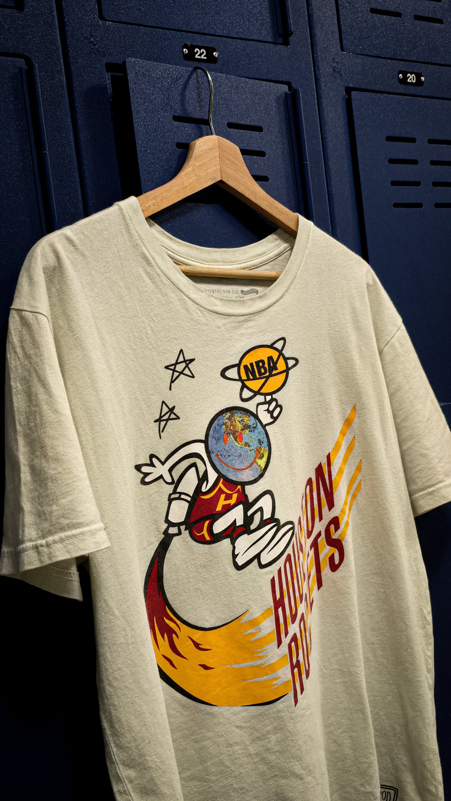 Travis Scott x BR X Mitchell & Ness rockets tee